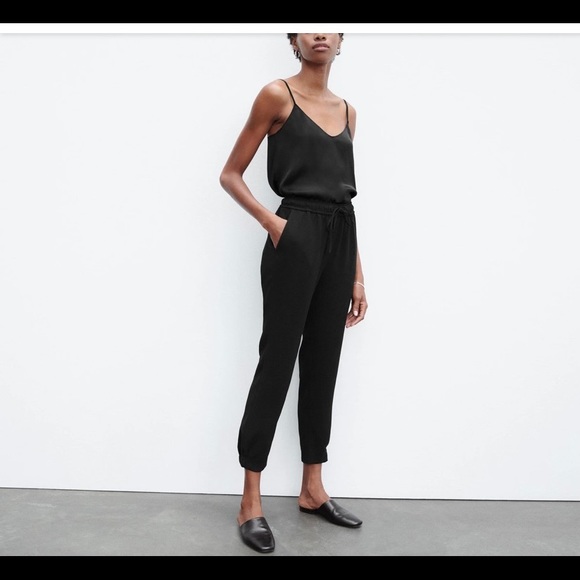 R LABEL Casual Pull on Gray Crepe Jogger medium - Picture 7 of 11